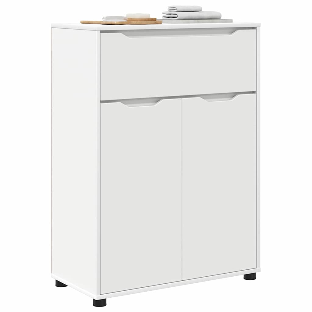 Badeværelsesskab Hvid 72,5 x 36,5 x 100 cm Konstrueret træ