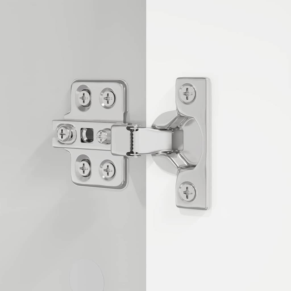 Badeværelsesskab med skuffe Høj gloss hvid 72,5 x 36,5 x 100 cm