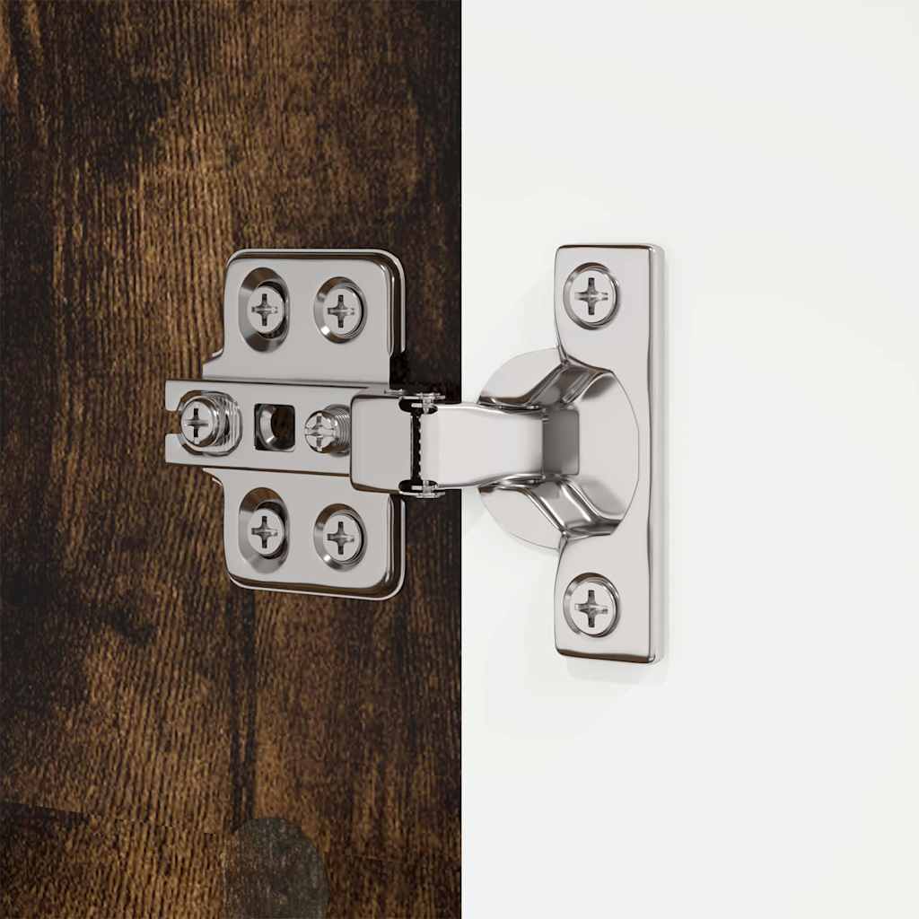 Badeværelsesskab Røget eg 72,5 x 36,5 x 100 cm Konstrueret træ