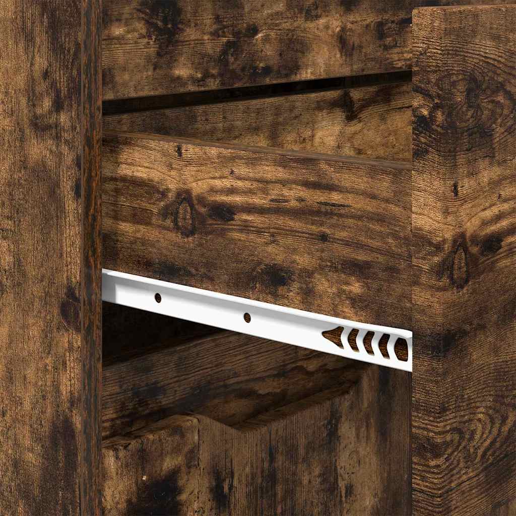 Badeværelsesskab Røget eg 72,5 x 36,5 x 100 cm Konstrueret træ