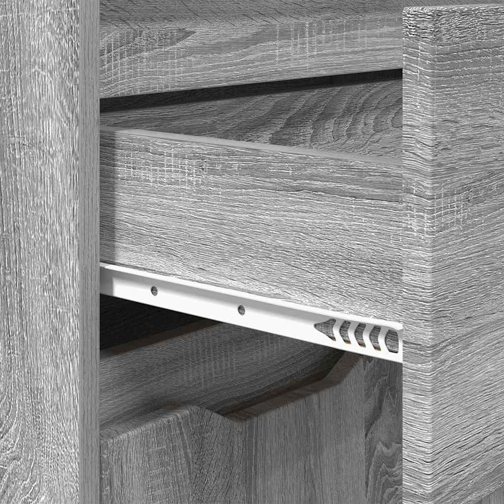 Badeværelsesskab med skuffe Grå Sonoma 72,5 x 36,5 x 100 cm