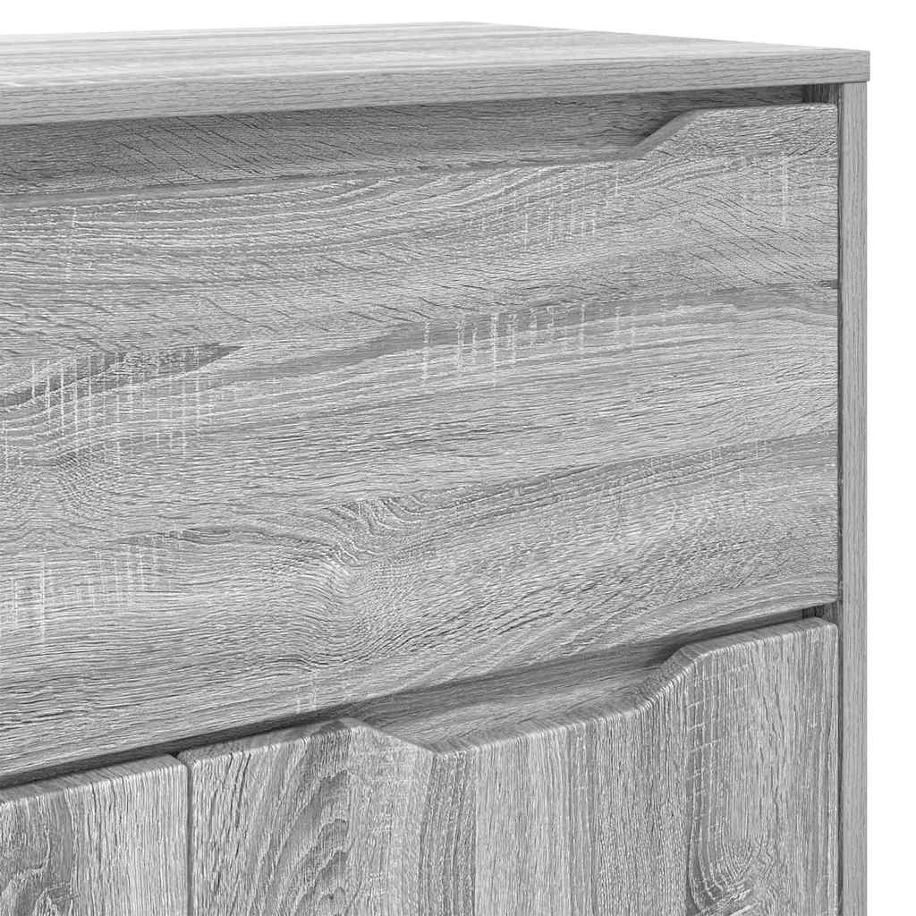 Badeværelsesskab med skuffe Grå Sonoma 72,5 x 36,5 x 100 cm