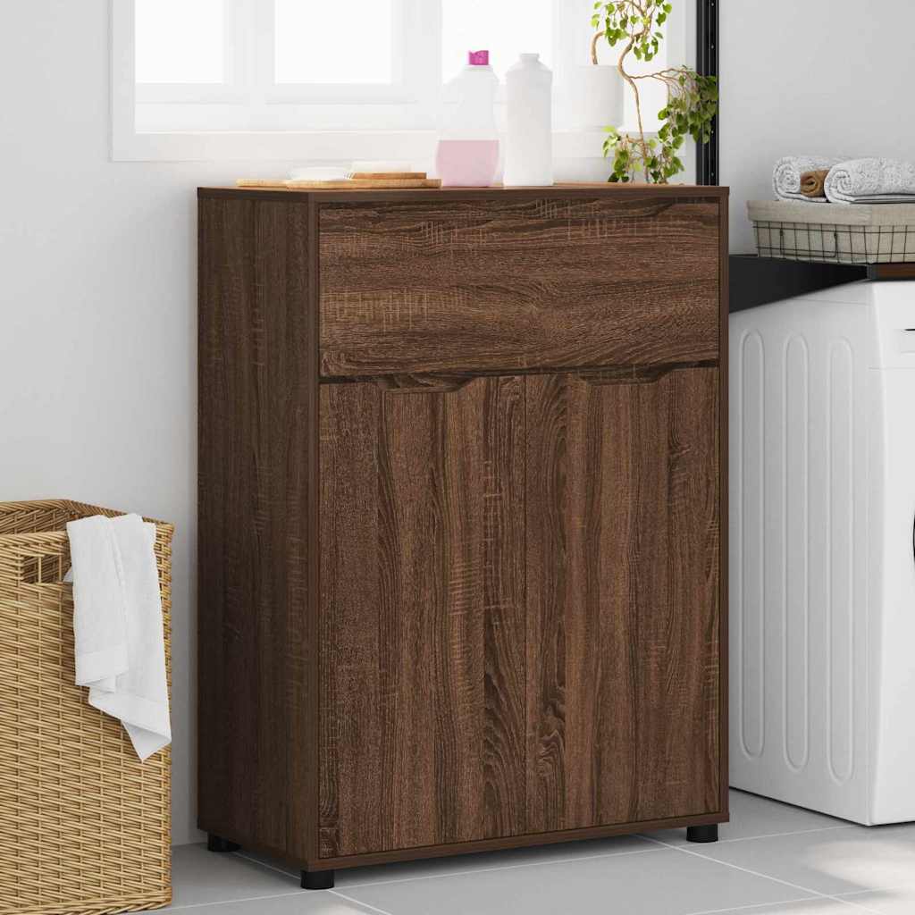Badeværelsesskab Brun eg 72,5 x 36,5 x 100 cm Konstrueret træ