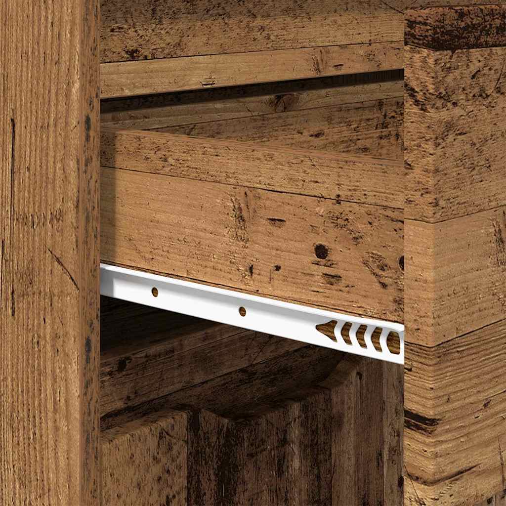 Badeværelsesskab med skuffe Gammelt træ 72,5 x 36,5 x 100 cm