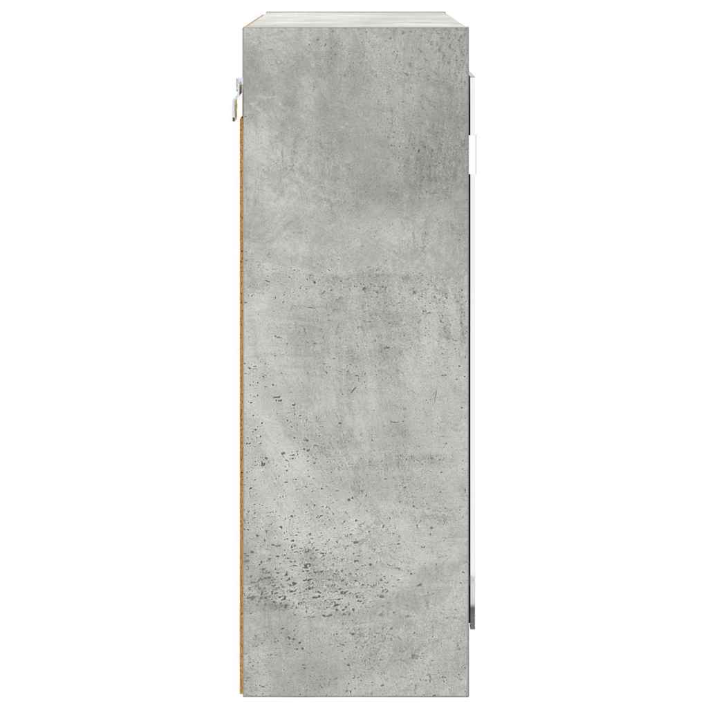Badeværelsesspejlskab Beton Grå 60 x 20 x 60 cm Konstrueret træ