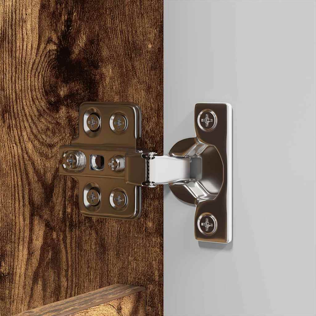 Badeværelsesspejlskab Røget eg 60 x 20 x 60 cm Konstrueret træ