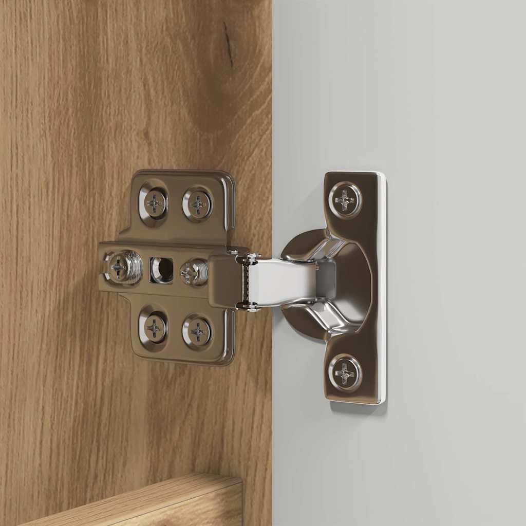 Badeværelsesspejlskab med hylde Artisan Egetræ 60 x 20 x 60 cm