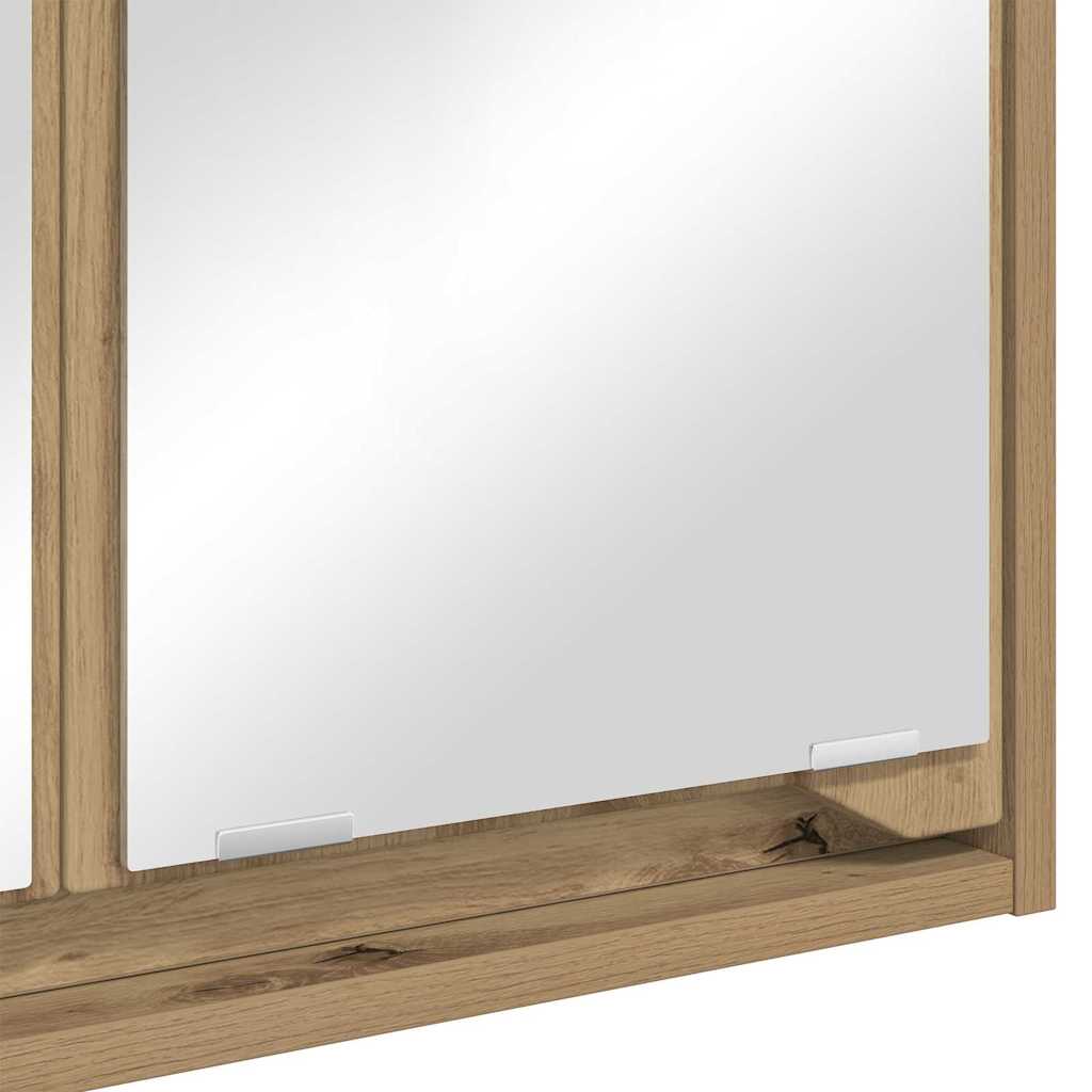 Badeværelsesspejlskab med hylde Artisan Egetræ 60 x 20 x 60 cm