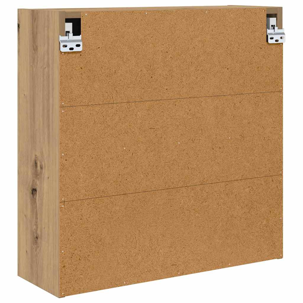 Badeværelsesspejlskab med hylde Artisan Egetræ 60 x 20 x 60 cm