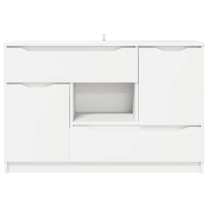 Sideboard Hvid 100 x 30 x 65,6 Konstrueret træ