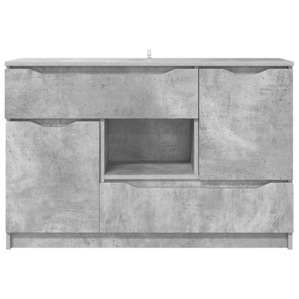 Sideboard Beton Grå 100 x 30 x 65,6 Konstrueret træ