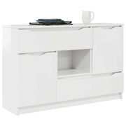 Sideboard Høj gloss hvid 100 x 30 x 65,6 Konstrueret træ