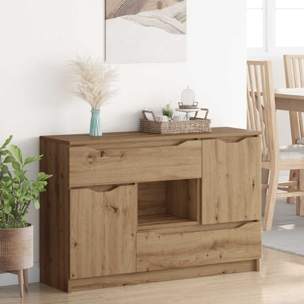 Sideboard Artisan Egetræ 100 x 30 x 65,6 Konstrueret træ