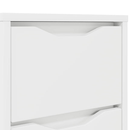 Sengebord Hvid 30,5 x 30 x 43 cm Konstrueret træ