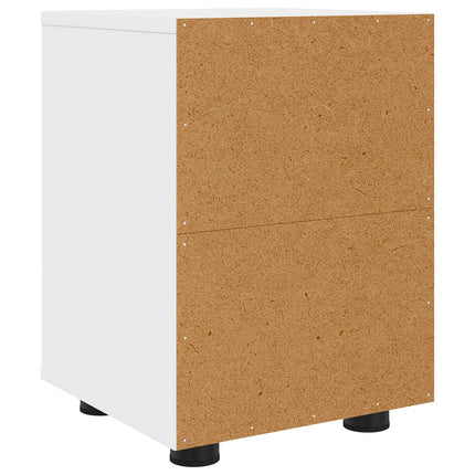 Sengebord Hvid 30,5 x 30 x 43 cm Konstrueret træ