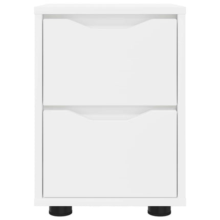 Sengebord Hvid 30,5 x 30 x 43 cm Konstrueret træ