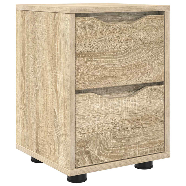 Sengebord Sonoma eg 30,5 x 30 x 43 cm Konstrueret træ
