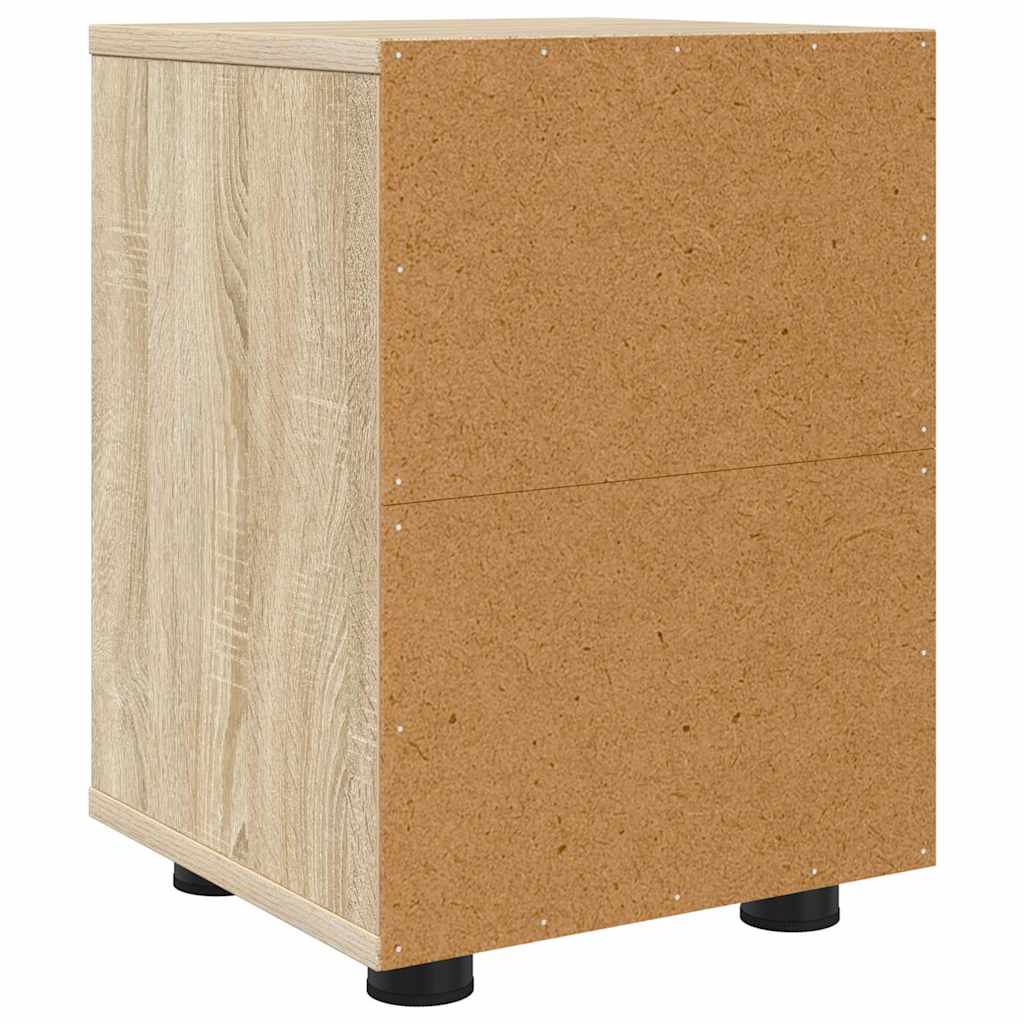 Sengeborde 2 pcs Sonoma eg 30,5 x 30 x 43 cm Konstrueret træ
