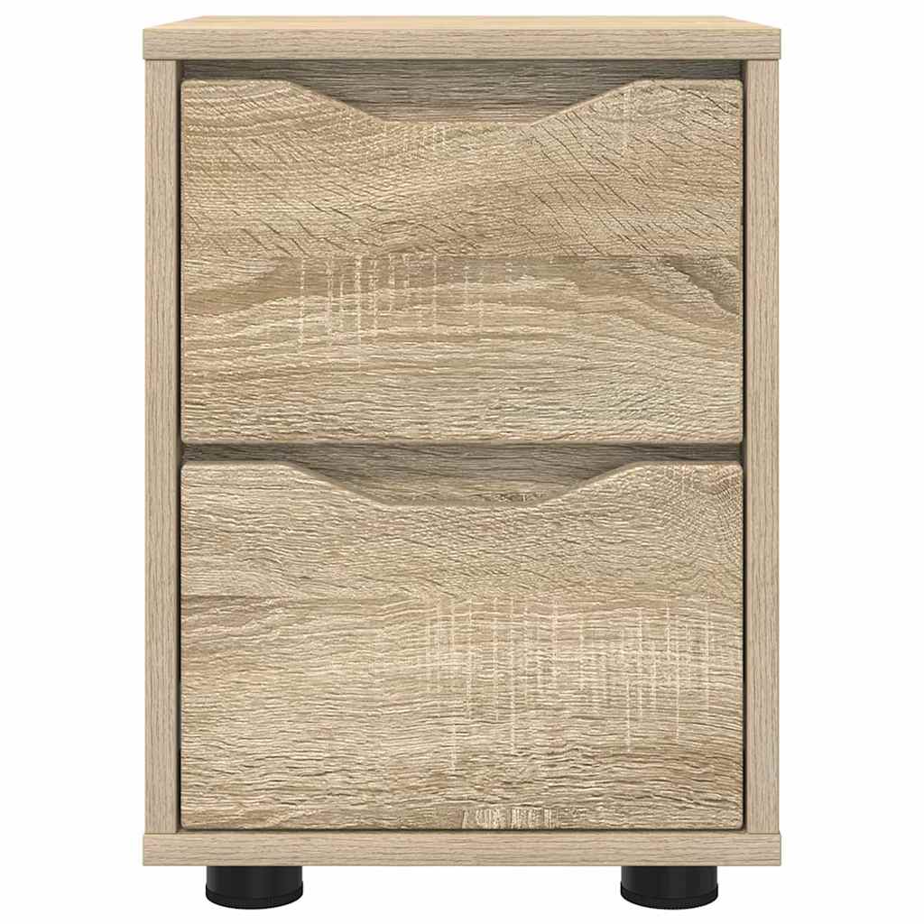 Sengeborde 2 pcs Sonoma eg 30,5 x 30 x 43 cm Konstrueret træ