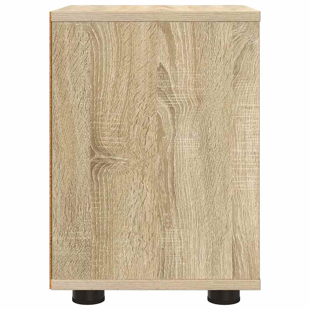 Sengeborde 2 pcs Sonoma eg 30,5 x 30 x 43 cm Konstrueret træ
