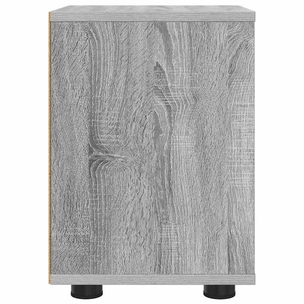 Sengebord Grå Sonoma 30,5 x 30 x 43 cm Konstrueret træ