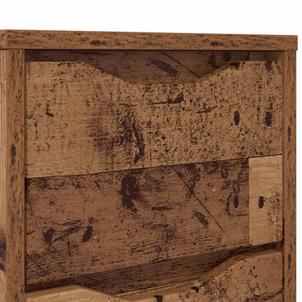 Sengeborde 2 stk. Gammelt træ 30,5 x 30 x 43 cm Konstrueret træ