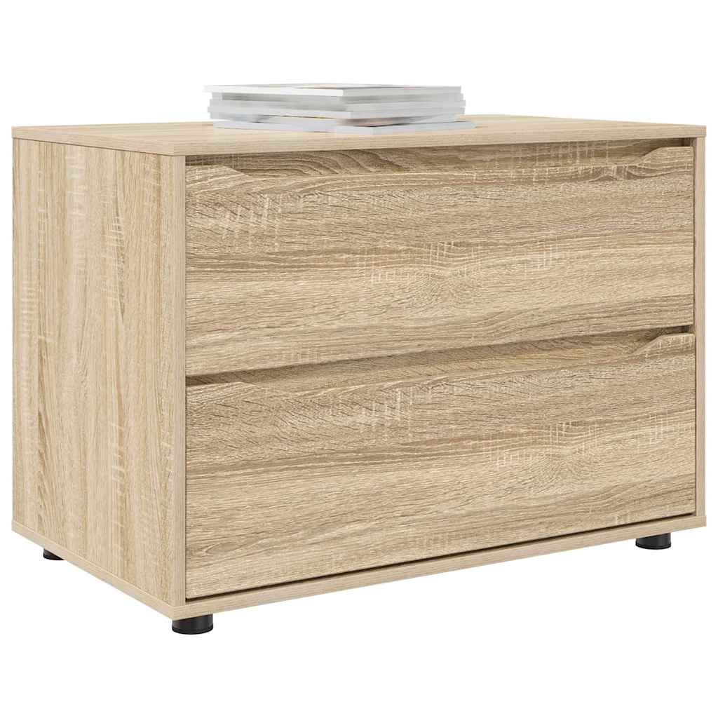 Opbevaringsskab Sonoma eg 80 x 48 x 57 cm Konstrueret træ