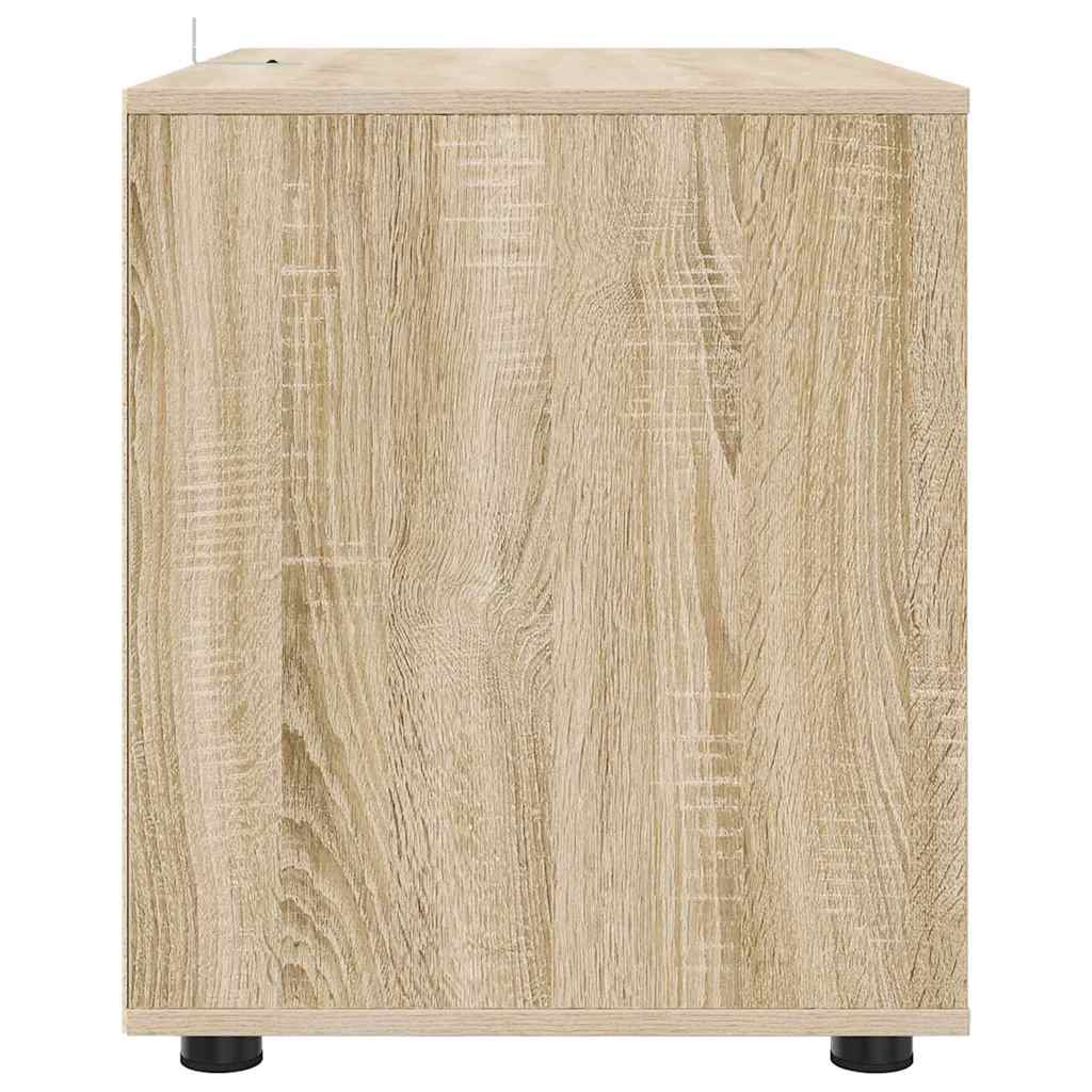 Opbevaringsskab Sonoma eg 80 x 48 x 57 cm Konstrueret træ