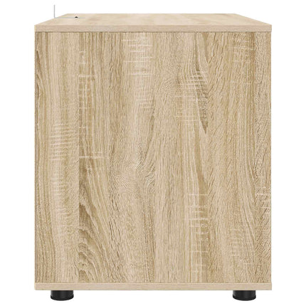 Opbevaringsskab 80 x 48 x 57 cm Konstrueret træ Sonoma eg