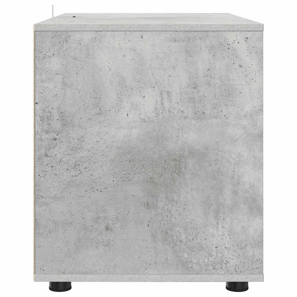 Opbevaringsskab Beton Grå 80 x 48 x 57 cm Konstrueret træ