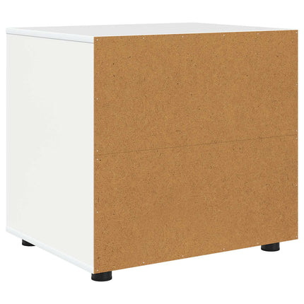 Opbevaringsskab 60 x 48 x 57 cm Konstrueret træ Hvid