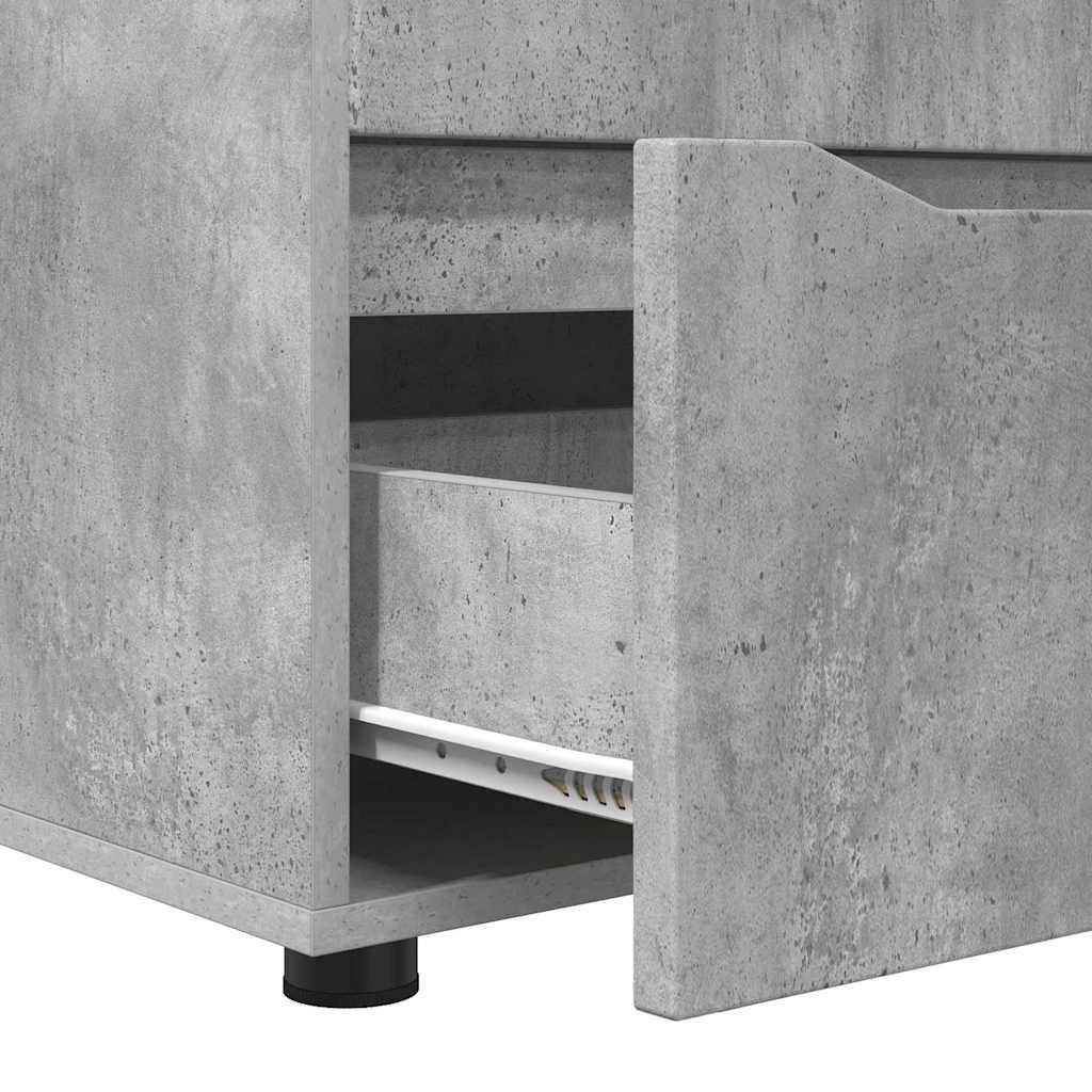 Opbevaringsskab Beton Grå 60 x 48 x 57 cm Konstrueret træ