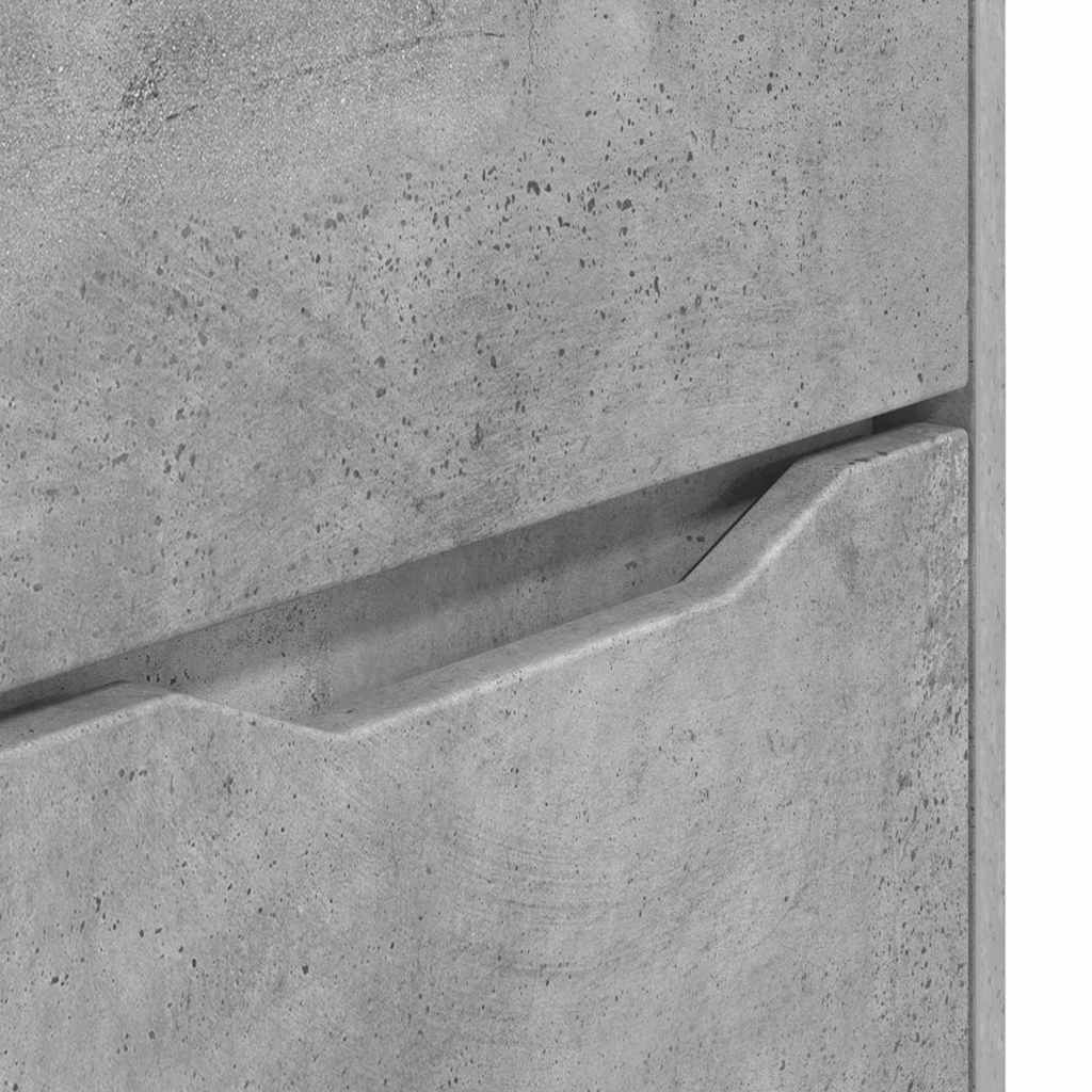 Opbevaringsskab Beton Grå 60 x 48 x 57 cm Konstrueret træ