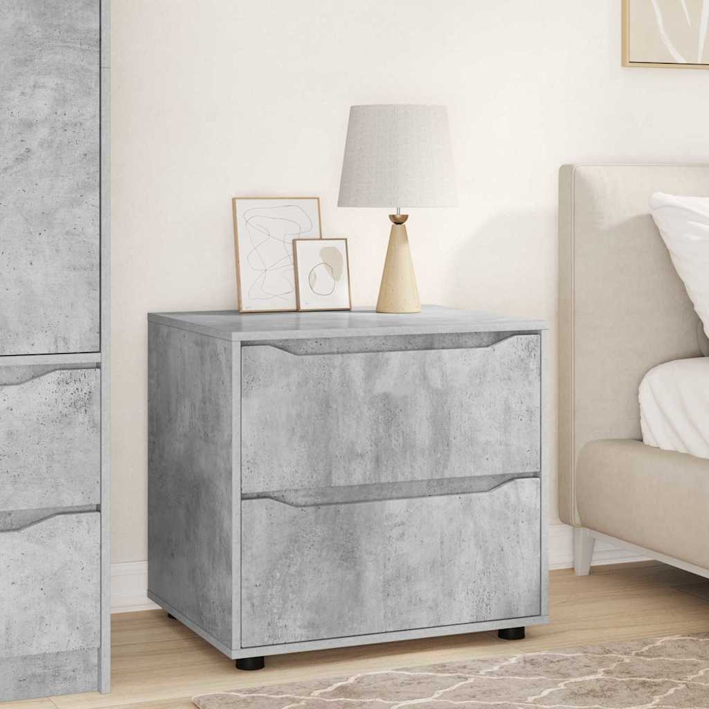 Opbevaringsskab Beton Grå 60 x 48 x 57 cm Konstrueret træ