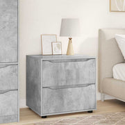 Opbevaringsskab Beton Grå 60 x 48 x 57 cm Konstrueret træ