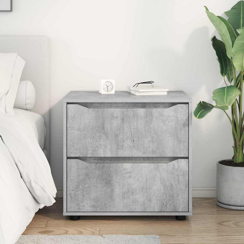 Opbevaringsskab Beton Grå 60 x 48 x 57 cm Konstrueret træ