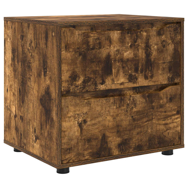 Opbevaringsskab Røget eg 60 x 48 x 57 cm Konstrueret træ