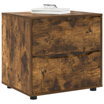Opbevaringsskab 60 x 48 x 57 cm Konstrueret træ Røget eg