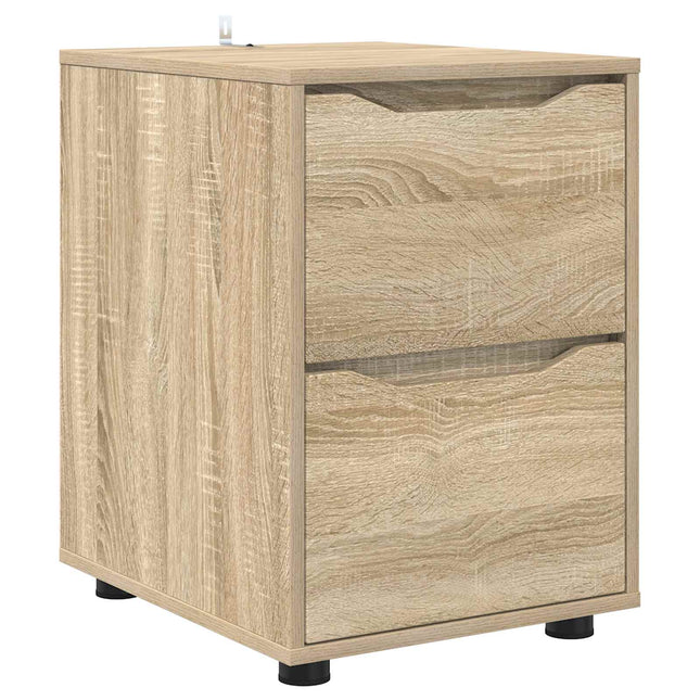Opbevaringsskab Sonoma eg 40 x 48 x 57 cm Konstrueret træ