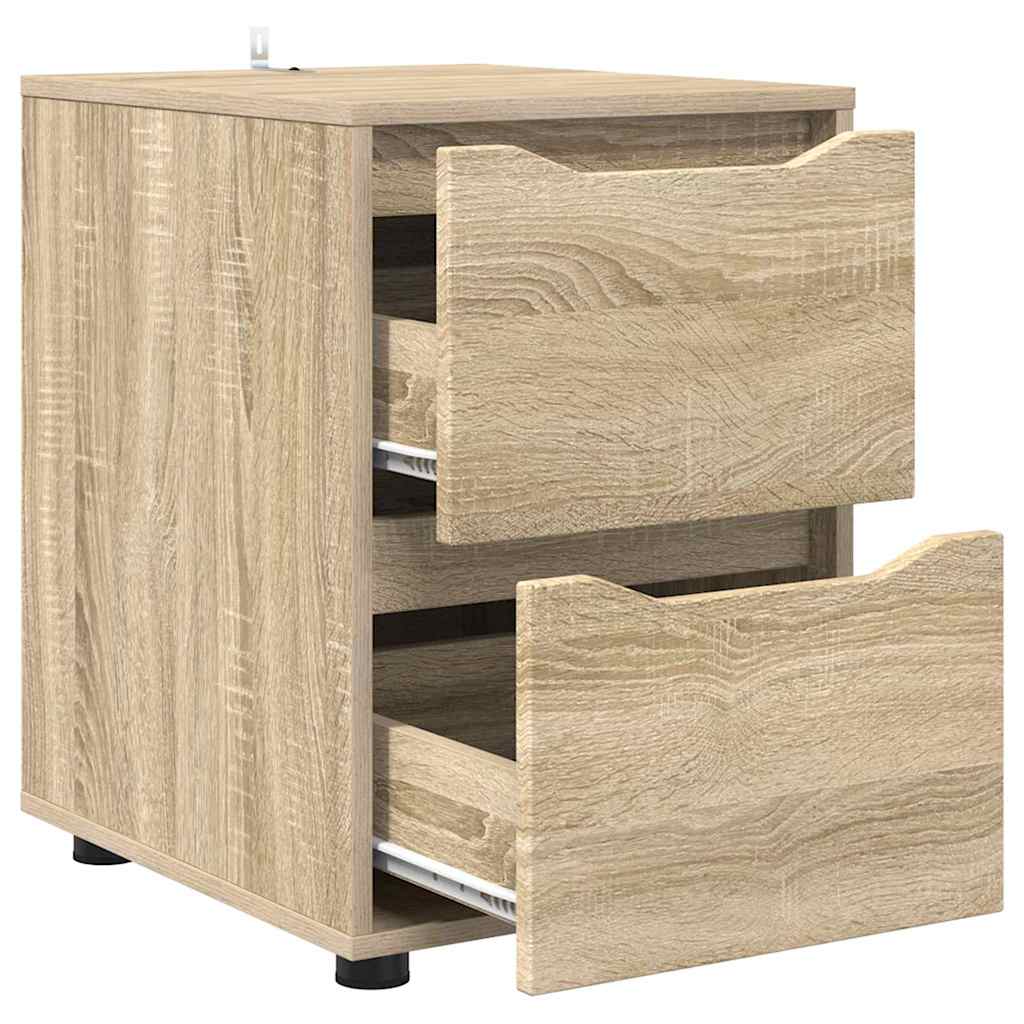 Opbevaringsskab Sonoma eg 40 x 48 x 57 cm Konstrueret træ