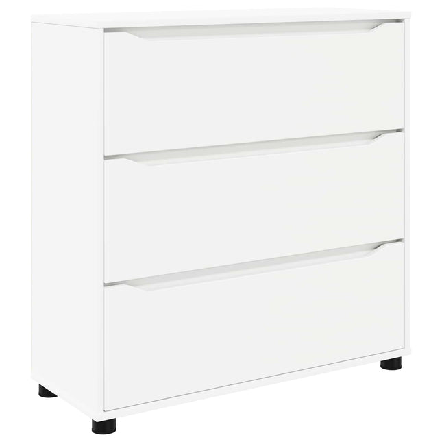 Opbevaringsskab Hvid 80 x 31 x 81 cm Konstrueret træ