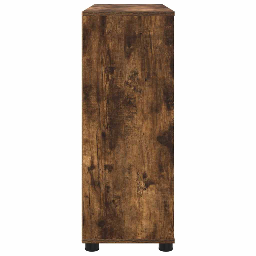 Opbevaringsskab Røget eg 80 x 31 x 81 cm Konstrueret træ