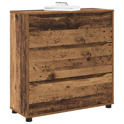 Opbevaringsskab 80 x 31 x 81 cm Konstrueret træ Gammelt træ