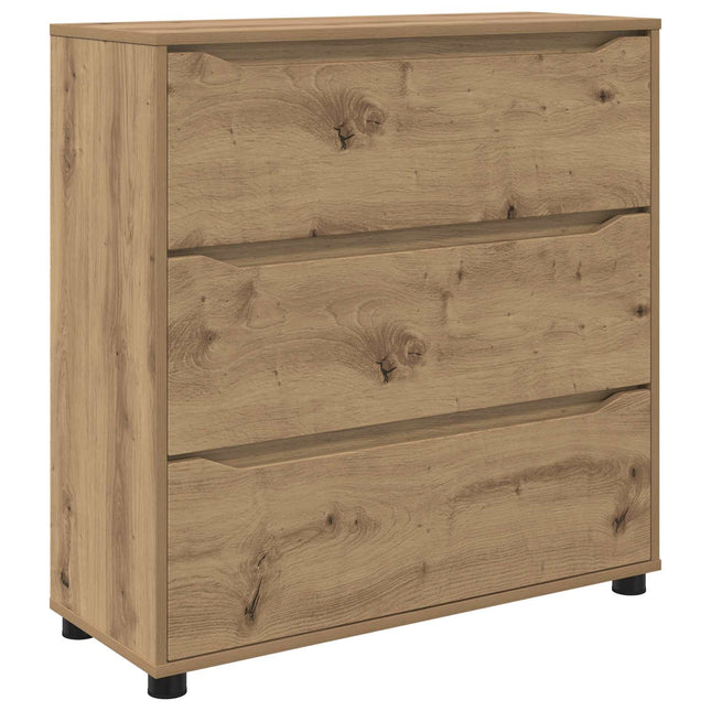 Opbevaringsskab Artisan Egetræ 80 x 31 x 81 cm Konstrueret træ