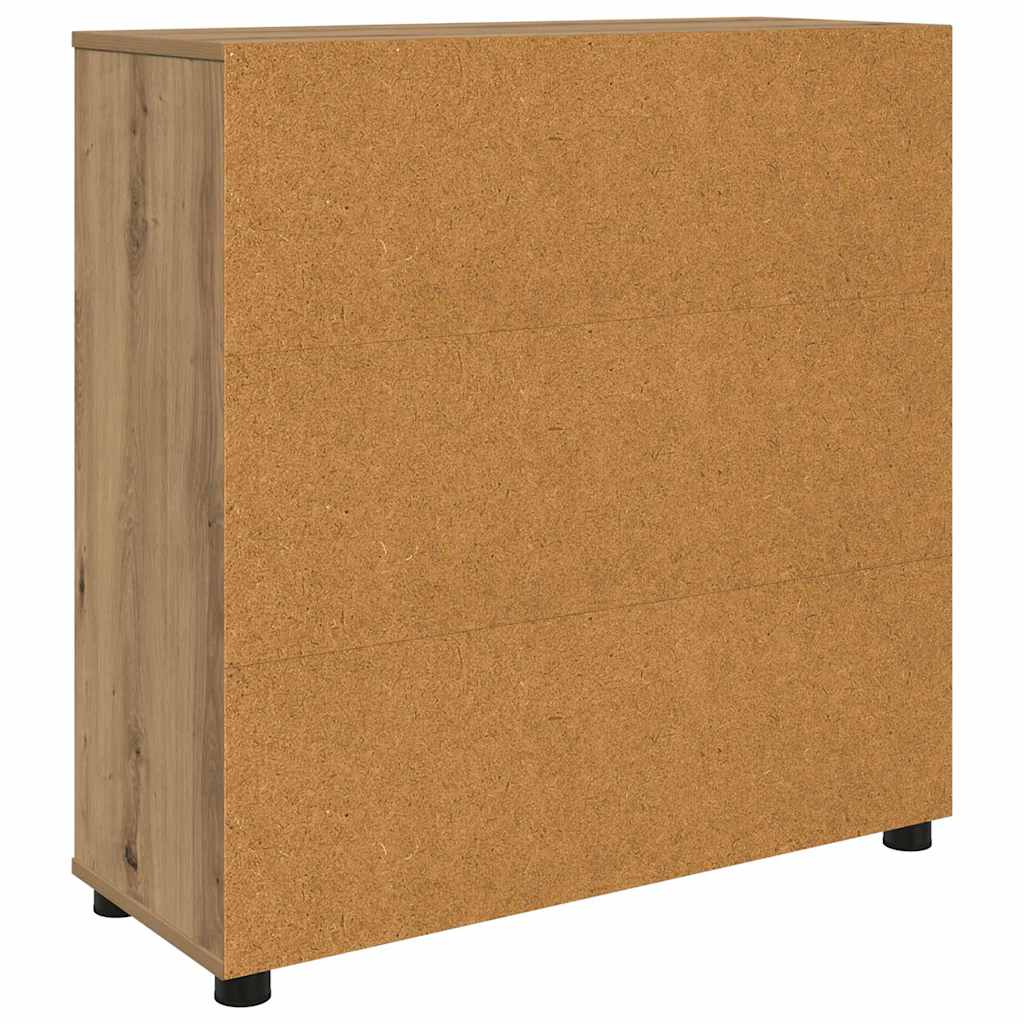 Opbevaringsskab Artisan Egetræ 80 x 31 x 81 cm Konstrueret træ