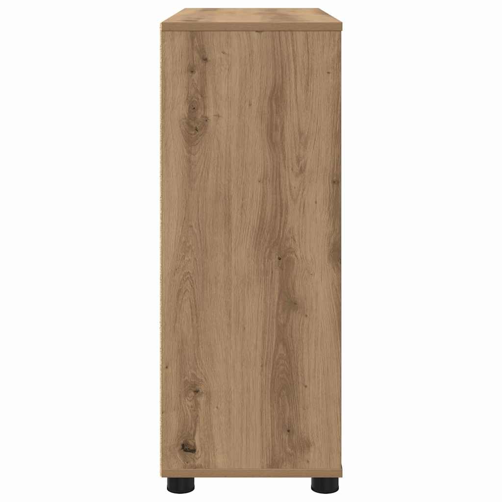 Opbevaringsskab Artisan Egetræ 80 x 31 x 81 cm Konstrueret træ