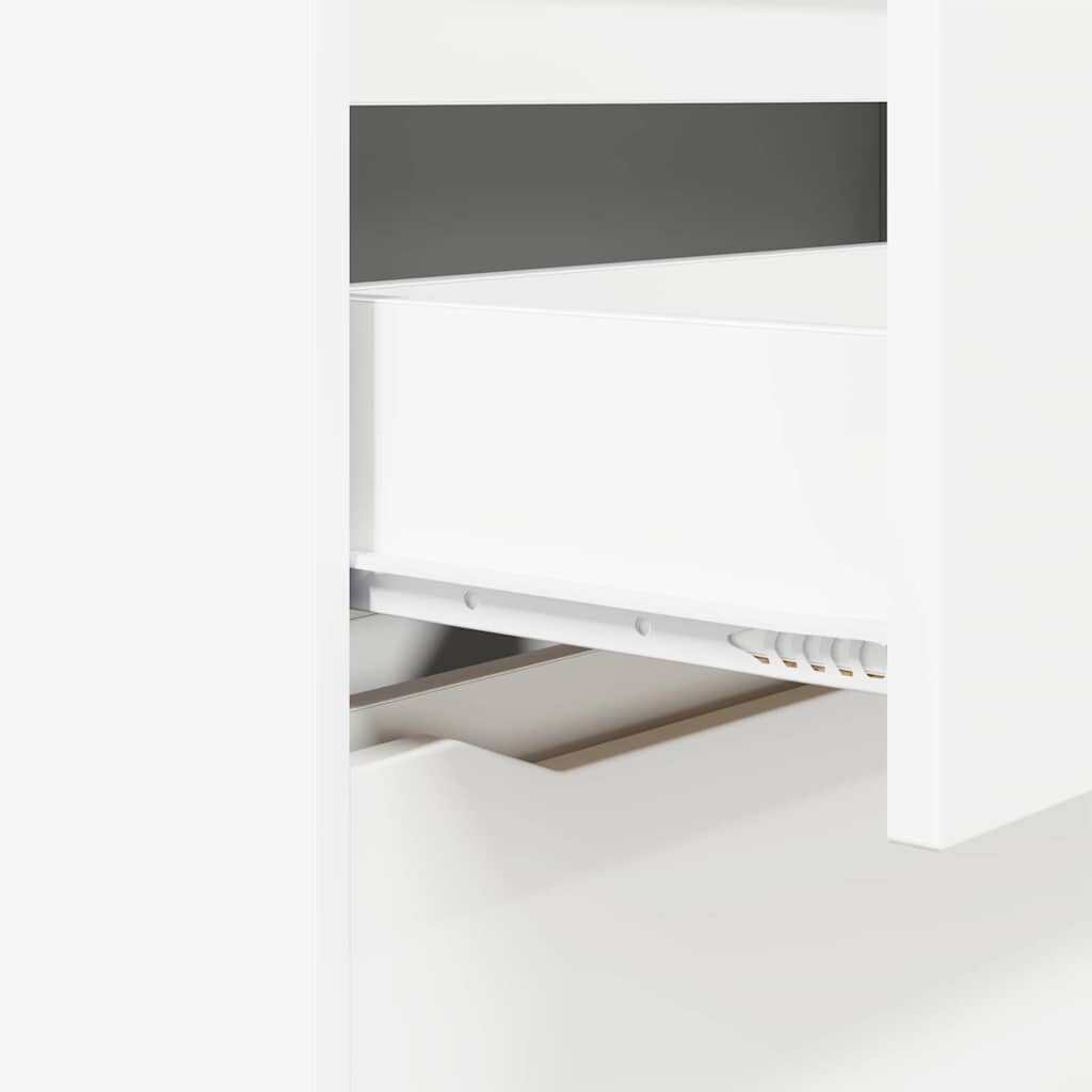 Opbevaringsskab Hvid 60 x 48 x 81 cm Konstrueret træ