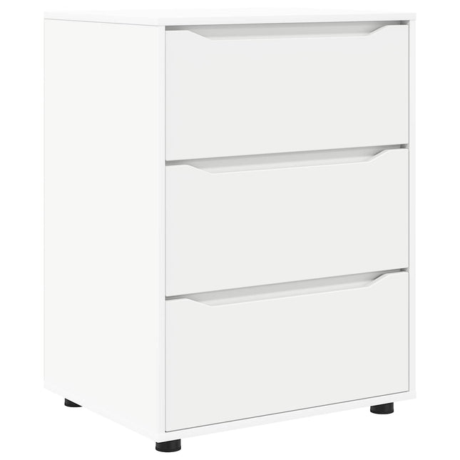 Opbevaringsskab Hvid 60 x 48 x 81 cm Konstrueret træ