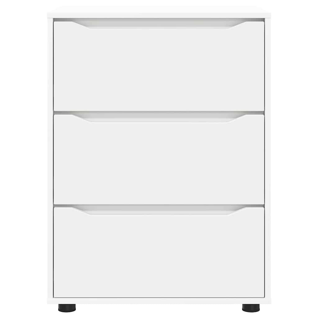 Opbevaringsskab Hvid 60 x 48 x 81 cm Konstrueret træ