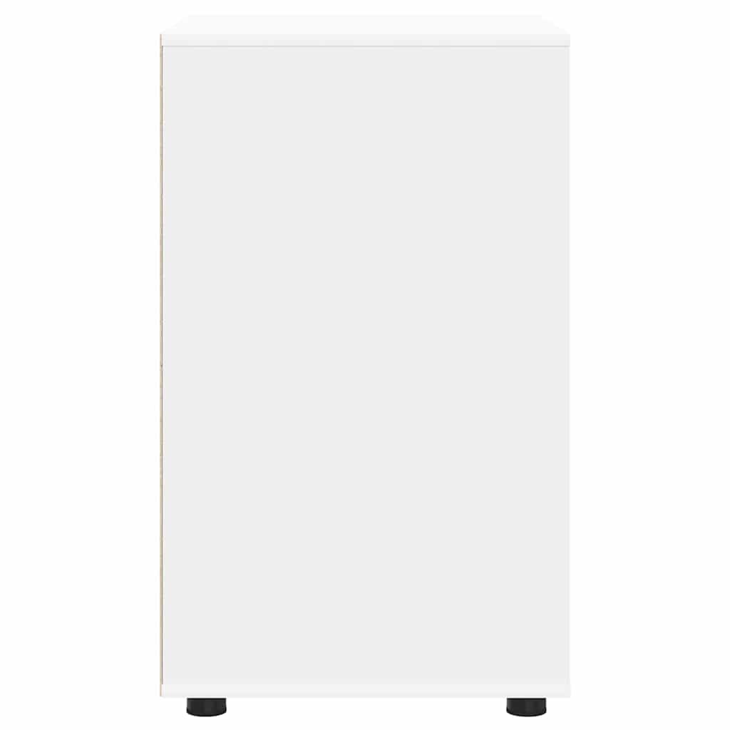 Opbevaringsskab Hvid 60 x 48 x 81 cm Konstrueret træ